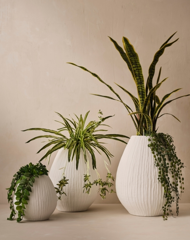 Floral Interiors Products Statement Pots